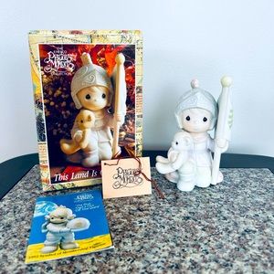 1992 Limited Edition Precious Moments The Land Is Our Land- NWT